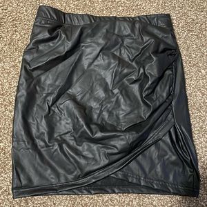 Leather skirt from Shein